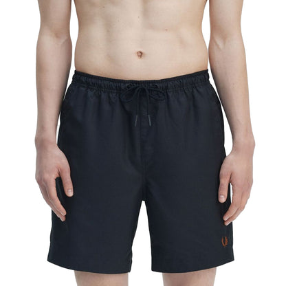 Fred Perry Classic Swim Shorts Navy/Cinnamon