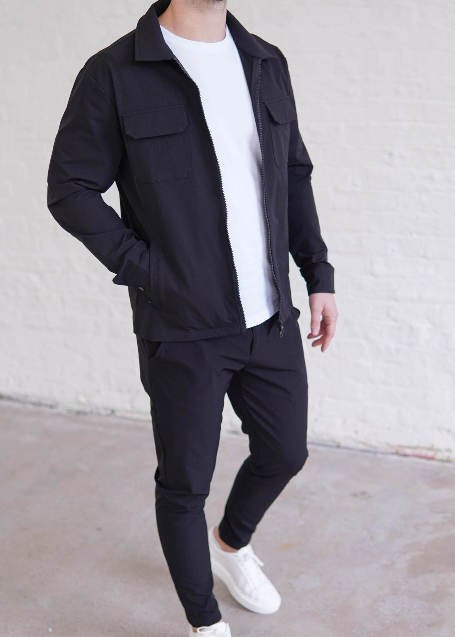 Smart Stretch Trouser In Black