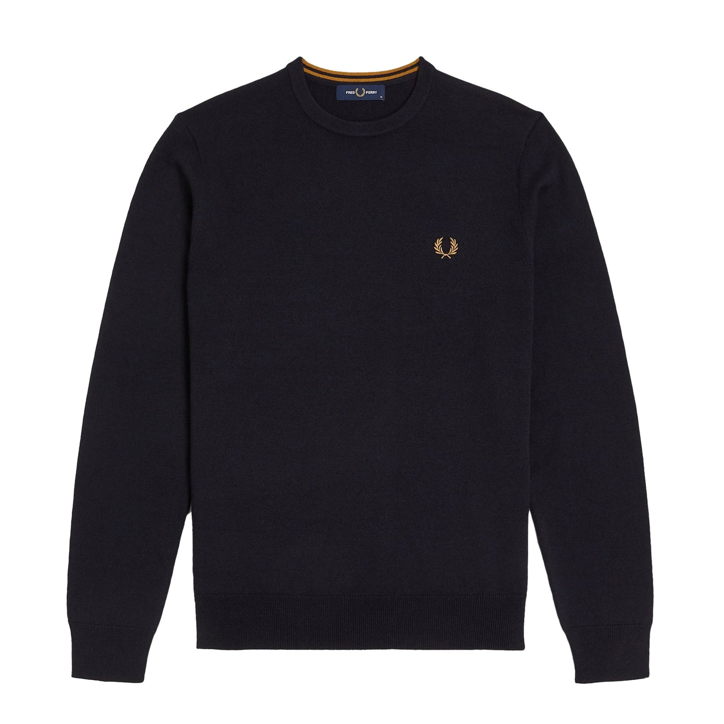 Fred Perry Classic Crew Neck Jumper Navy