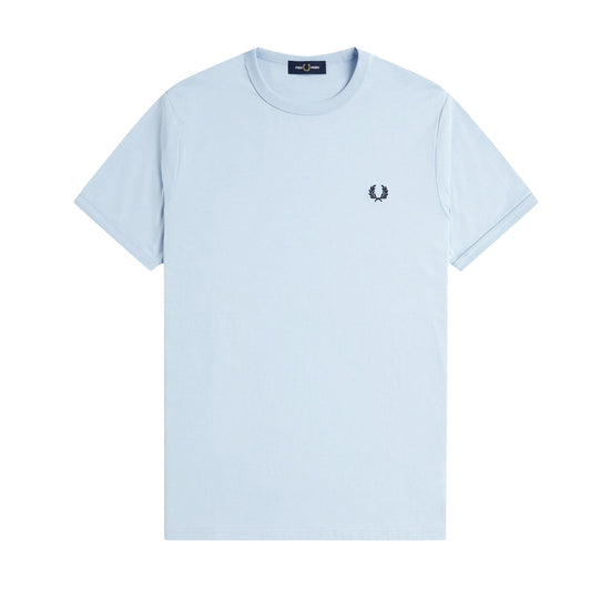 Fred Perry Crew Neck T-Shirt Light Smoke Blue