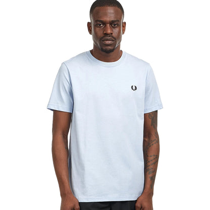 Fred Perry Crew Neck T-Shirt Light Smoke Blue