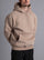 Premium Relaxed Hoodie In Beige