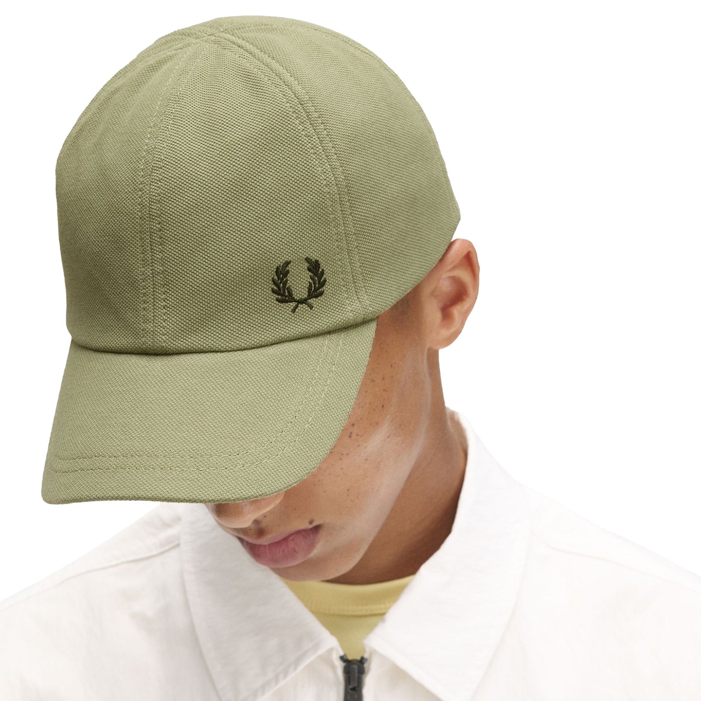 Fred Perry Classic Piqué Cap Olive Mint/Night Green