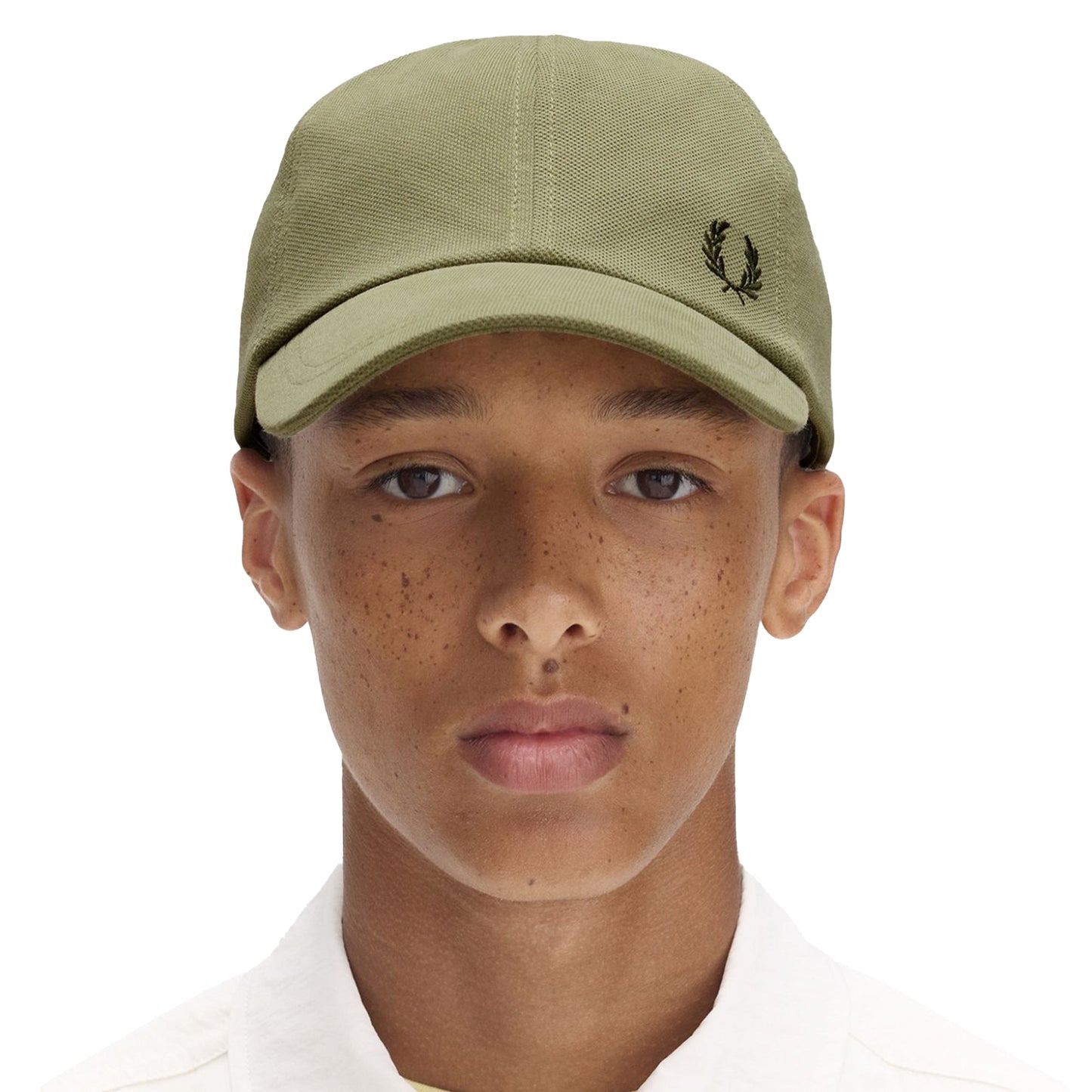Fred Perry Classic Piqué Cap Olive Mint/Night Green