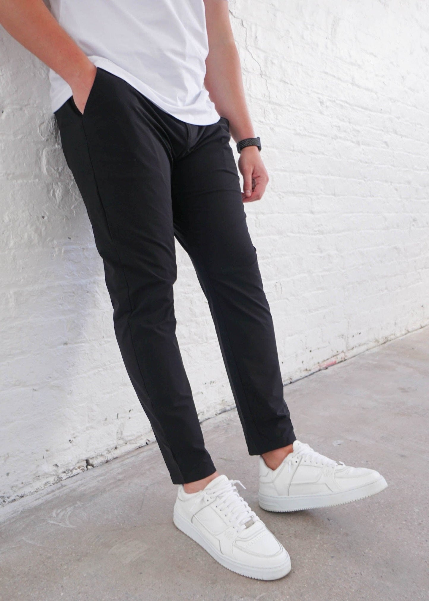 Smart Stretch Trouser In Black