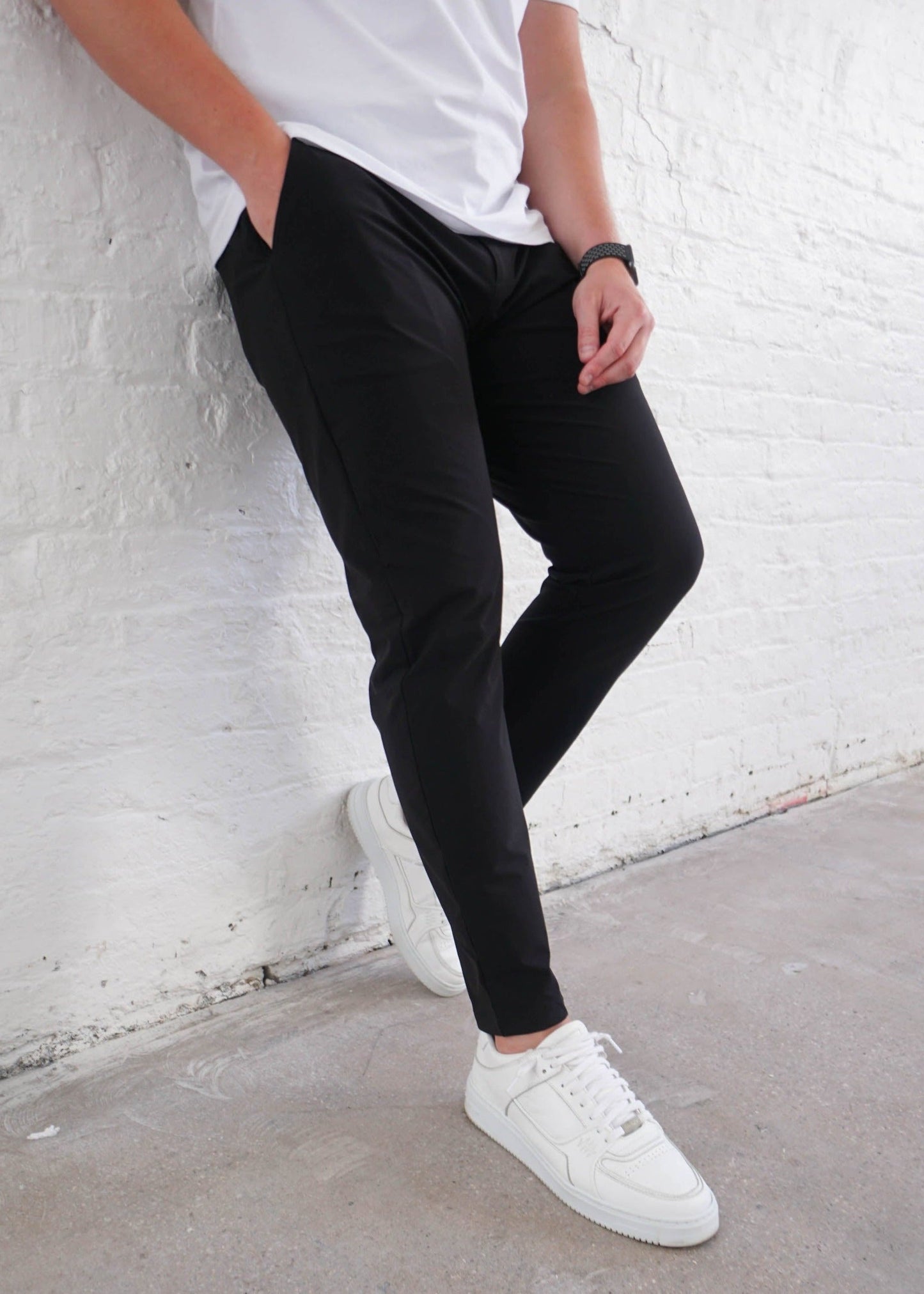 Smart Stretch Trouser In Black
