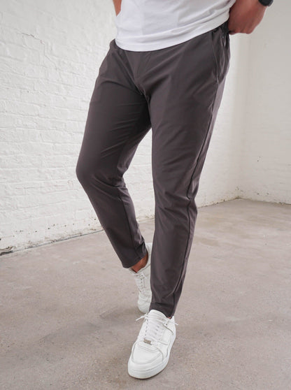 Smart Stretch Trouser In Charcoal