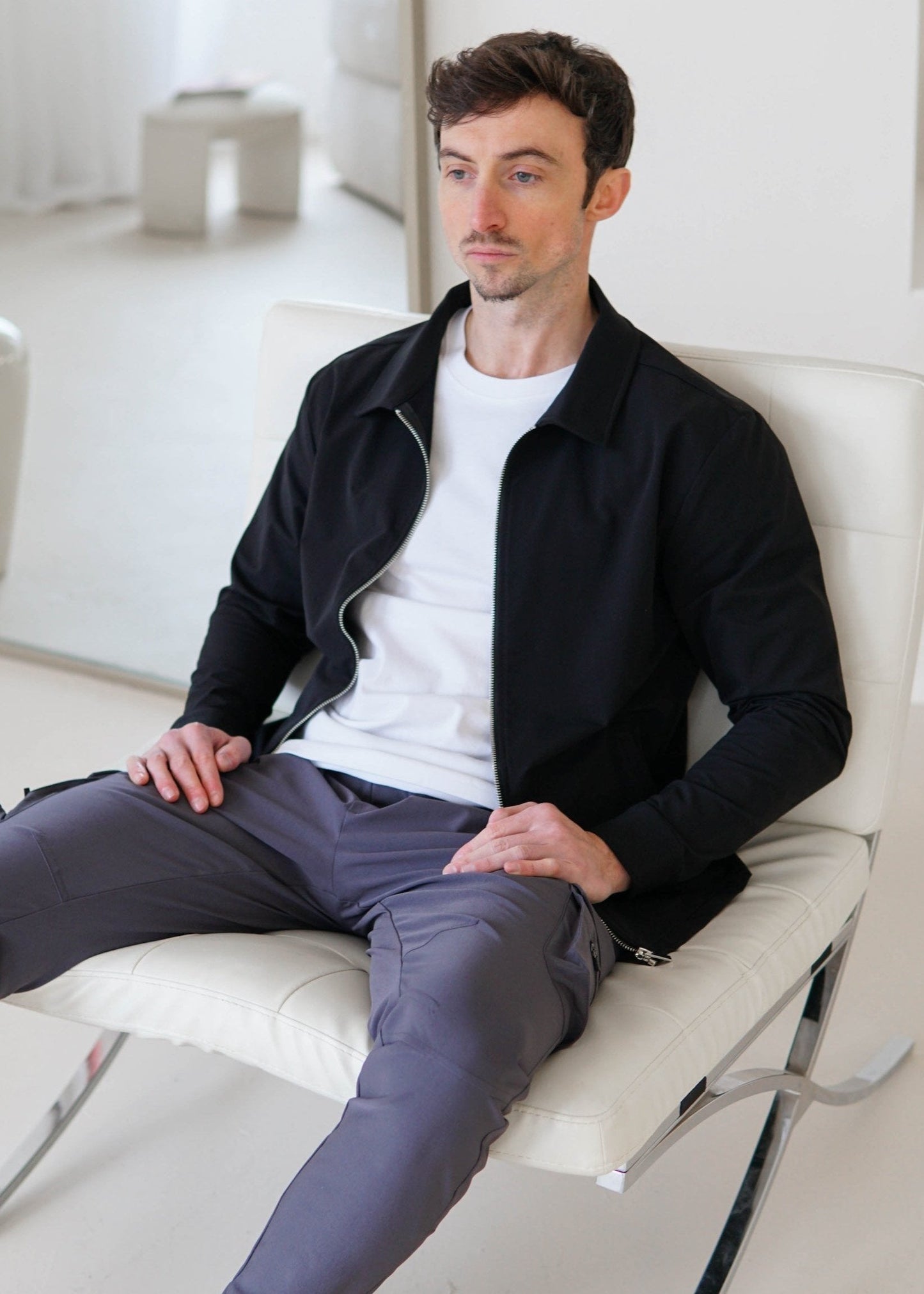Smart Stretch Jacket In Black