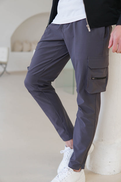 Tech Stretch Cargo Pant In Charcoal