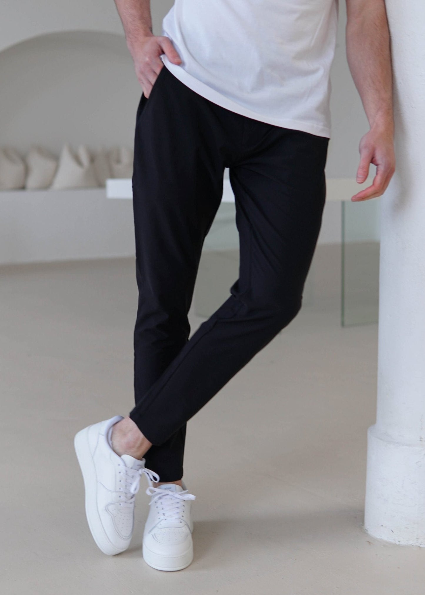 Smart Stretch Trouser In Black