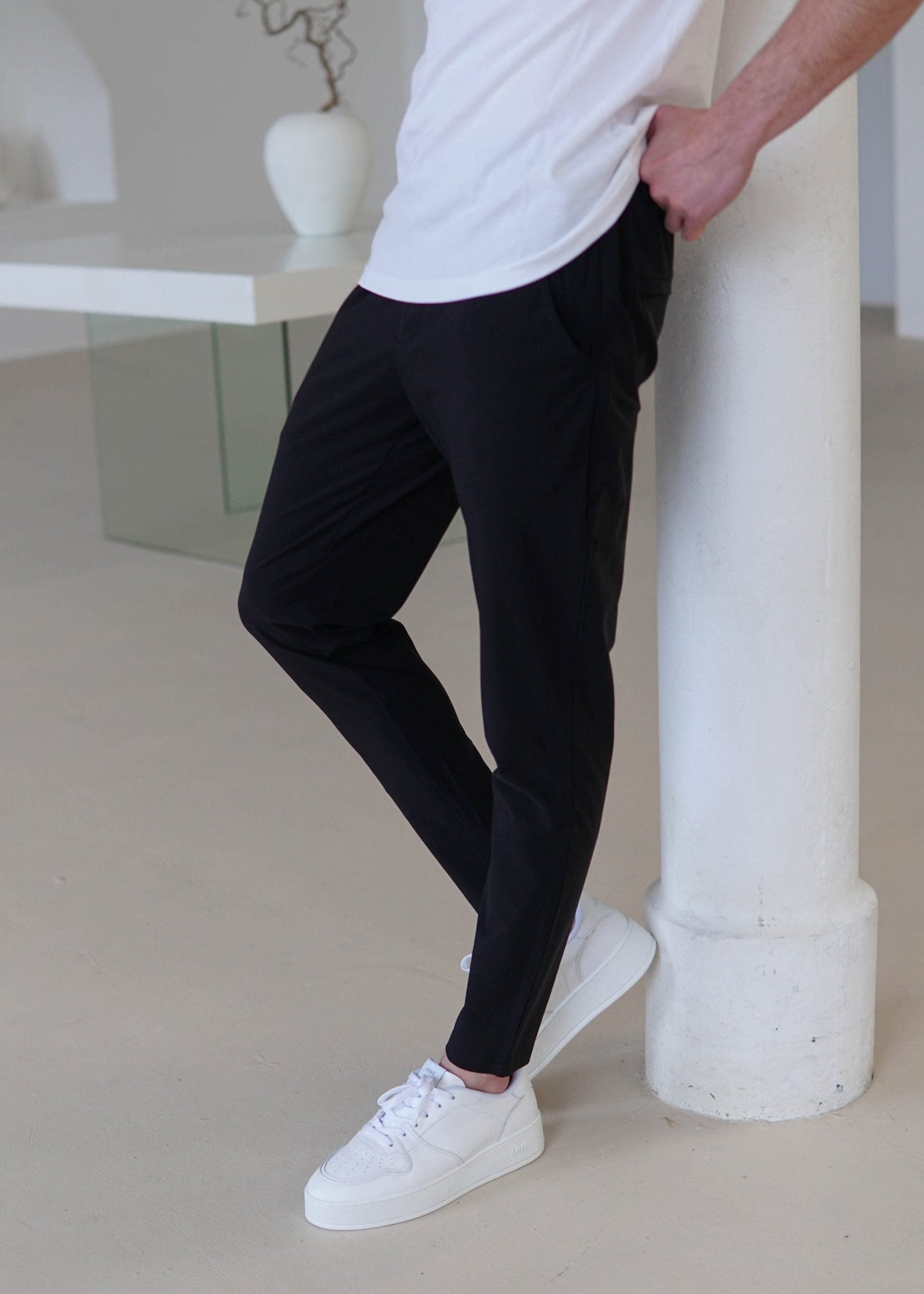 Smart Stretch Trouser In Black