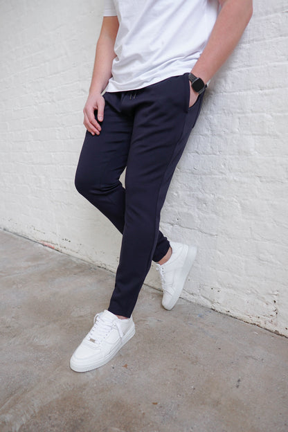 Luxe Aura Joggers In Navy