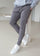Luxe Aura Joggers In Mid Grey