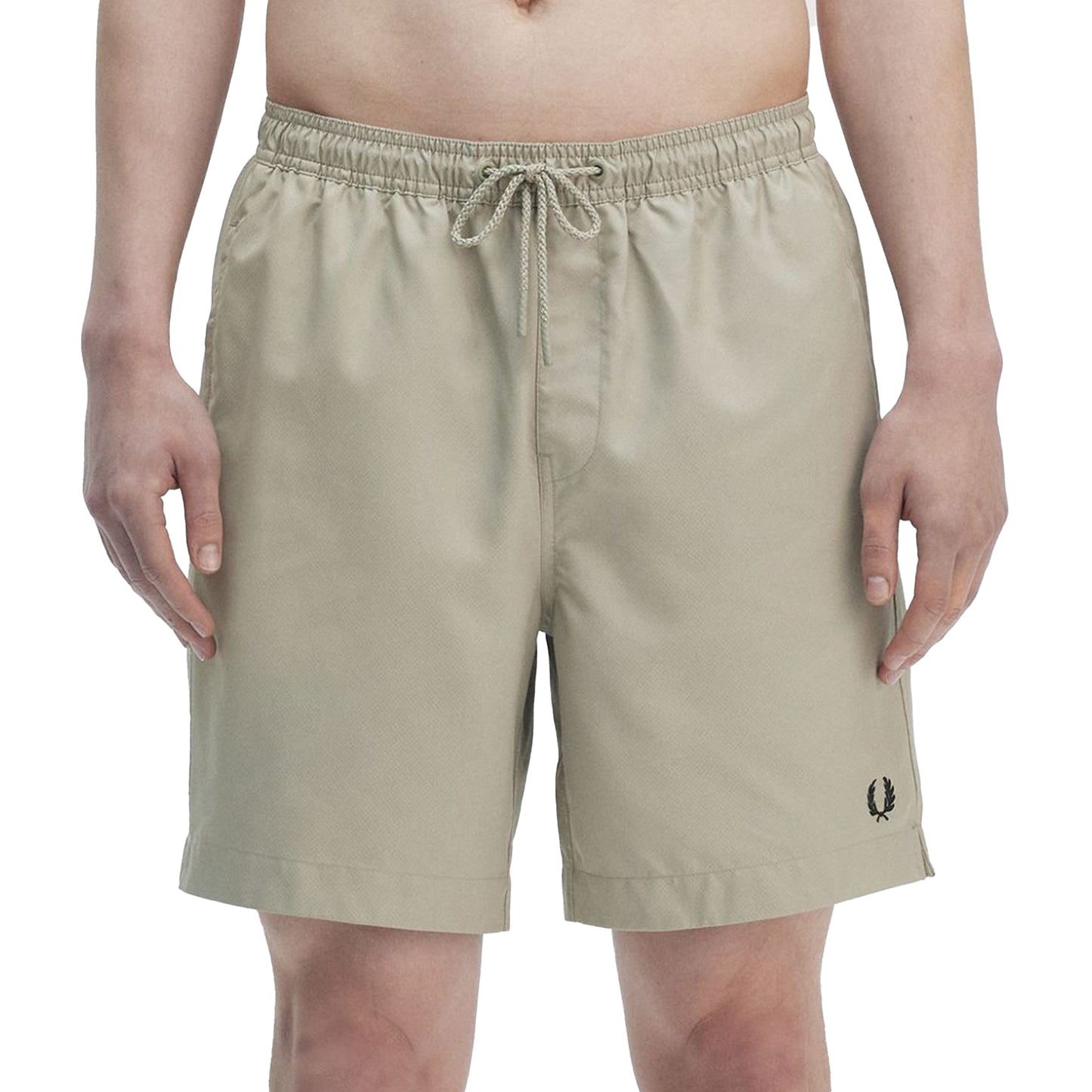 Fred Perry Classic Swim Shorts Warm Grey/Black