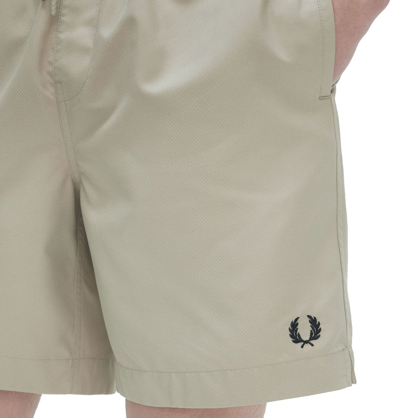 Fred Perry Classic Swim Shorts Warm Grey/Black