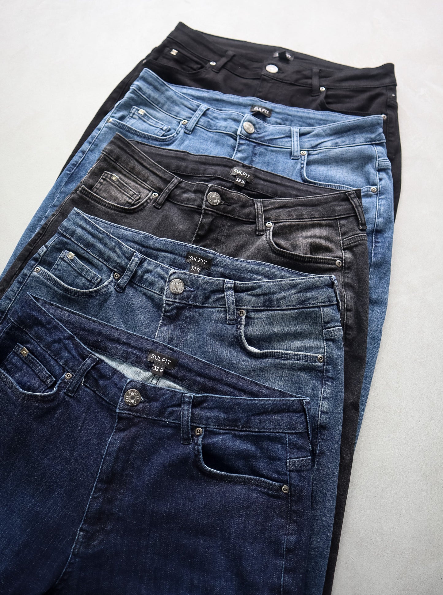 Slim Comfort Jeans In Dark Blue